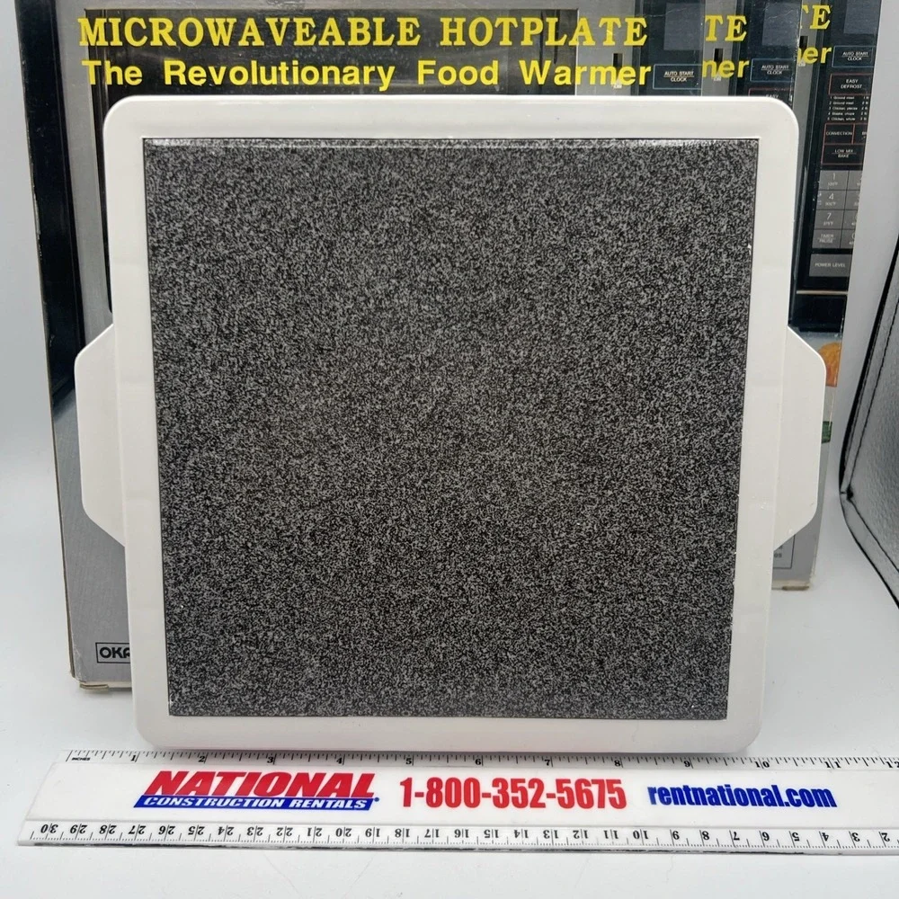 Lot Of 3‎ VTG Micro Hot Plate Microwaveable Granite Thermal Insulating Stone New